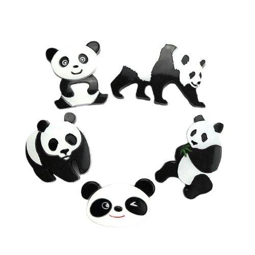 magnet frigo en forme de panda mignon