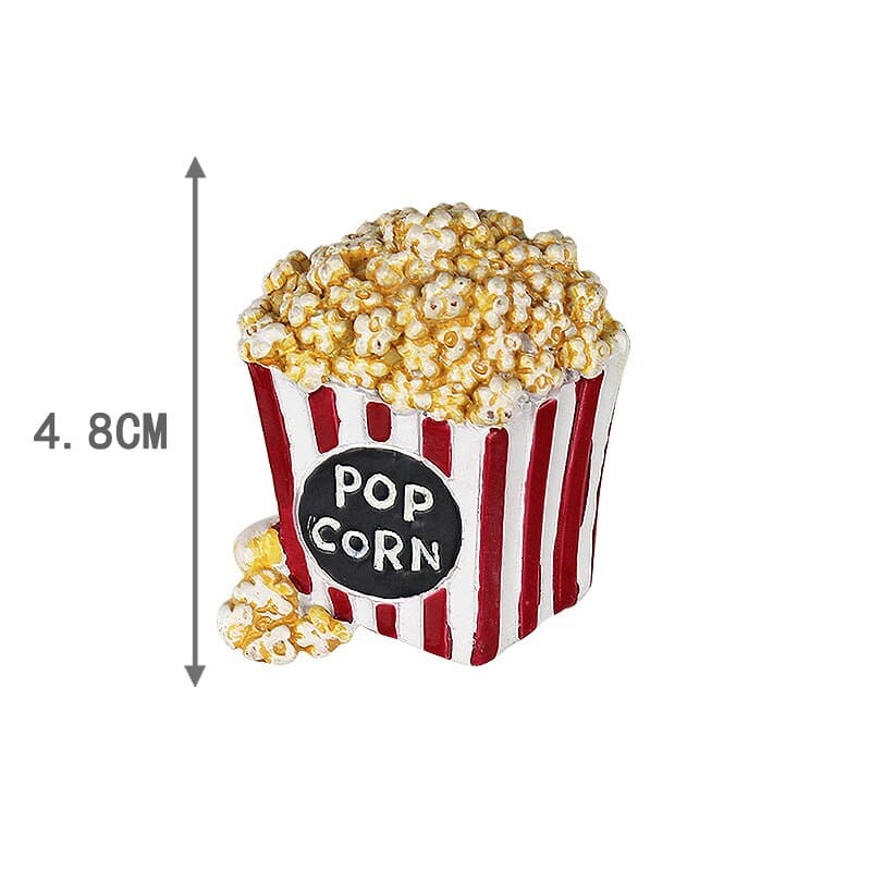 magnet frigo en forme de sachet de popcorn