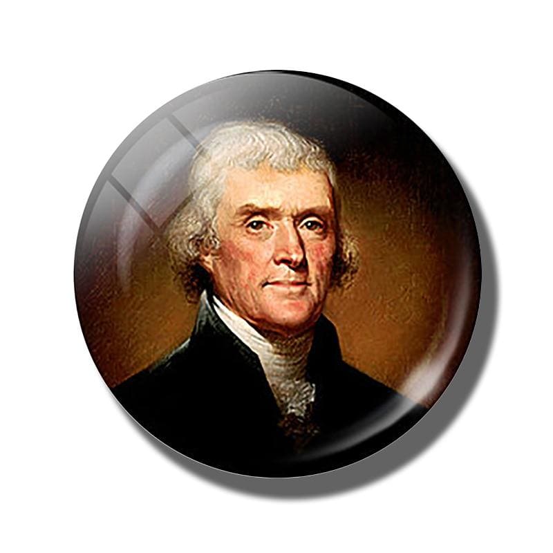 magnet frigo Thomas Jefferson portrait