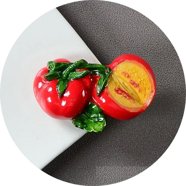 magnet frigo tomate rouge