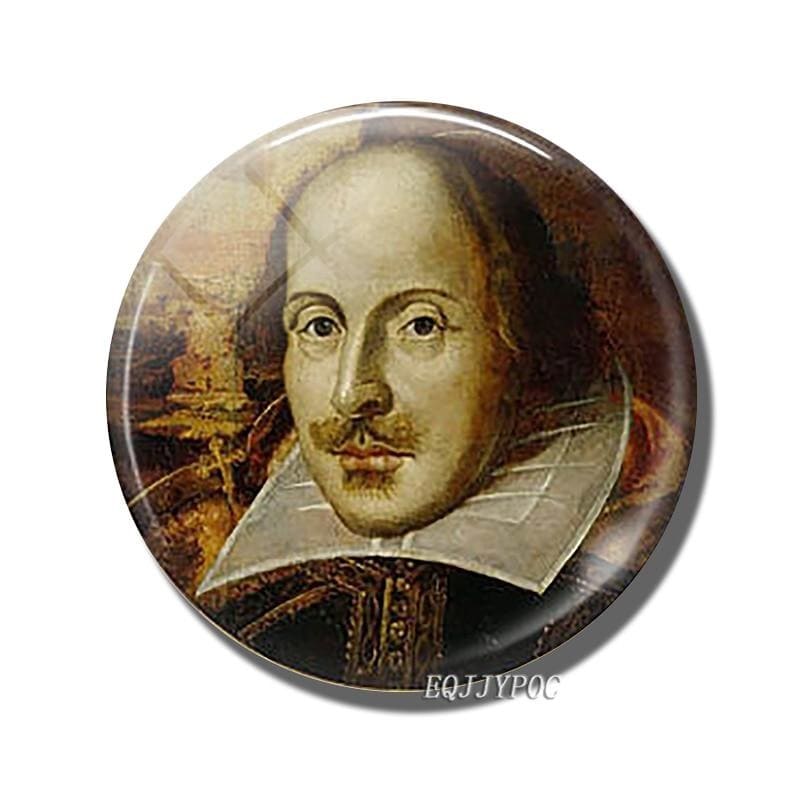 magnet frigo portrait de William Shakespeare