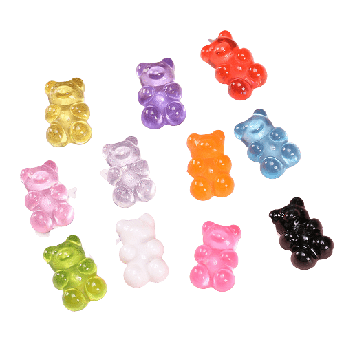 Magnets frigo bonbons oursons 5-10 pièces