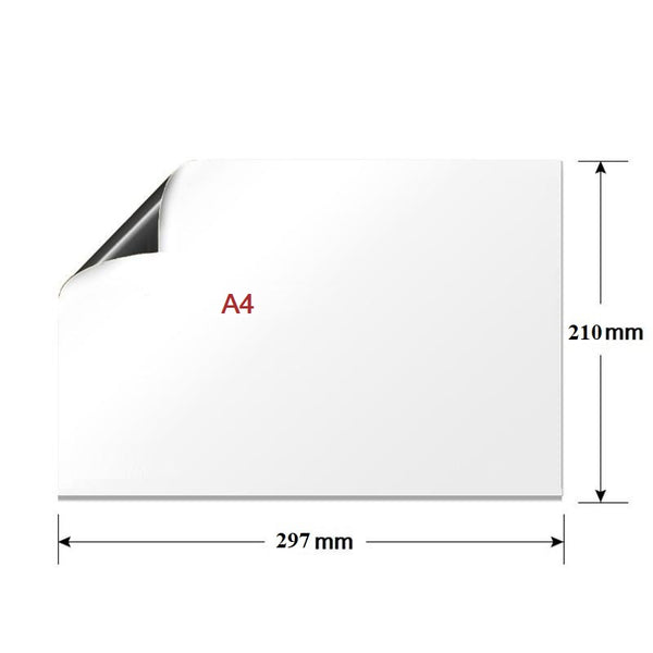 tableau magnétique blanc A4 pour l'organisation sur frigo frigidaire réfrigérateur ou congelateur rouleau magnétique magnets magnet frigo aimant